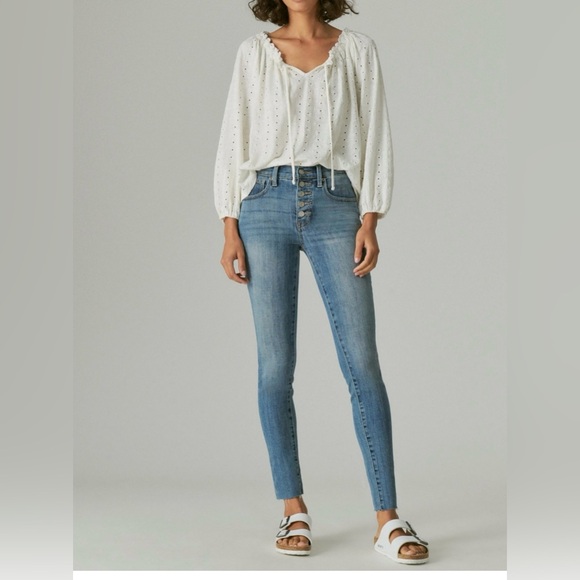 Lucky brand, high-rise skinny Bridgette size 0/25 - Picture 6 of 7